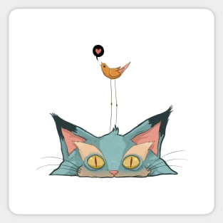 Cat&tweet Sticker